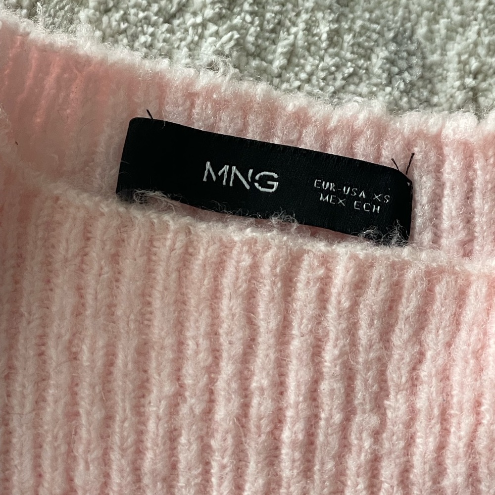 MNG Pink Knit Sweater - Picture 2 of 3